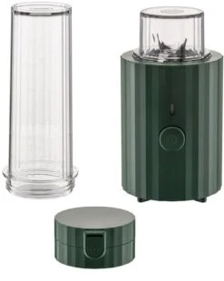 Alessi Smoothie Blender Plisse - Groen - 380 W - Door Michele De Lucchi - MDL17 GR