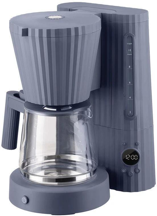 Alessi Filter-koffiezetapparaat Plissé - 1.5 Liter - Grijs - Michele De Lucchi - MDL14 G 1 Alessi Filter-koffiezetapparaat Plissé - 1.5 Liter - Grijs - Michele De Lucchi - MDL14 G
