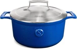 Saveur Selects Braadpan Voyage - Classic Blue - ø 25 Cm / 4.7 Liter - Geëmailleerde Anti-aanbaklaag