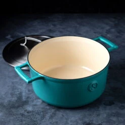 Saveur Selects Braadpan Voyage - Saveur Blue - ø 25 Cm / 4.7 Liter - Geëmailleerde Anti-aanbaklaag -Aanbiedingen Keukenkracht Winkel 1 3 17