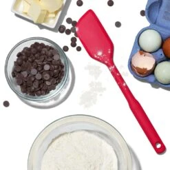 OXO Good Grips Spatel Siliconen Rood 32 Cm -Aanbiedingen Keukenkracht Winkel 11280300 SpatelSiliconenRoze4 4 33