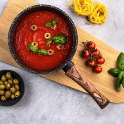 Westinghouse Pannenset Marble Wood (Braadpan ø 24 Cm + Steelpan ø 18 Cm) - Inductie En Alle Andere Warmtebronnen -Aanbiedingen Keukenkracht Winkel 1200x1200 100