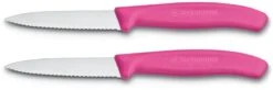 Victorinox Schilmes Swiss Classic - Roze - Gekarteld - 2 Stuks