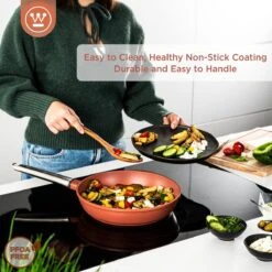 Westinghouse Koekenpannenset Performance - ø 24 En 28 Cm - Rood - Inductie En Alle Andere Warmtebronnen -Aanbiedingen Keukenkracht Winkel 1200x1200 162