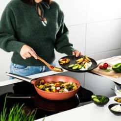 Westinghouse Pannenset Performance (Koekenpan ø 24 En 28 Cm + Steelpan ø 18 Cm) - Rood - Inductie En Alle Andere Warmtebronnen -Aanbiedingen Keukenkracht Winkel 1200x1200 59