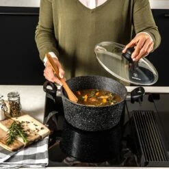 Westinghouse Kookpannenset Black Marble - ø 24 En 28 Cm - Inductie En Alle Andere Warmtebronnen -Aanbiedingen Keukenkracht Winkel 1200x1200 63