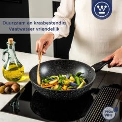 Westinghouse Pannenset Black Marble (Grillpan 28 Cm + Wokpan ø 30 Cm) - Inductie En Alle Andere Warmtebronnen -Aanbiedingen Keukenkracht Winkel 1200x1200 78