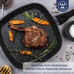 Westinghouse Pannenset Black Marble (Grillpan 28 Cm + Wokpan ø 30 Cm) - Inductie En Alle Andere Warmtebronnen -Aanbiedingen Keukenkracht Winkel 1200x1200 79