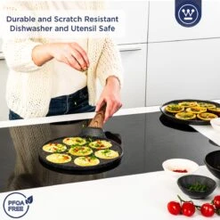 Westinghouse Pannenkoekpannenset Marble Wood - ø 26 En 28 Cm - Inductie En Alle Andere Warmtebronnen -Aanbiedingen Keukenkracht Winkel 1200x1200 92