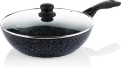Westinghouse Pannenset Black Marble (Grillpan 28 Cm + Wokpan ø 30 Cm) - Inductie En Alle Andere Warmtebronnen -Aanbiedingen Keukenkracht Winkel 1200x661 1
