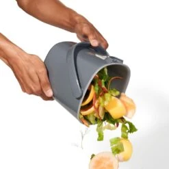 OXO Good Grips Afvalemmer Grijs 3 Liter -Aanbiedingen Keukenkracht Winkel 13295900 Compostemmer3LiterGrijs5 5