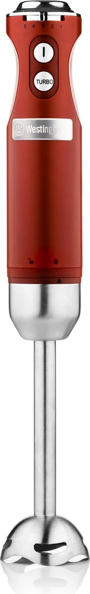 Westinghouse Retro Waterkoker + Broodrooster 4 Sleuven + Staafmixer - Rood 3 Westinghouse Retro Waterkoker + Broodrooster 4 Sleuven + Staafmixer - Rood - Afbeelding 3