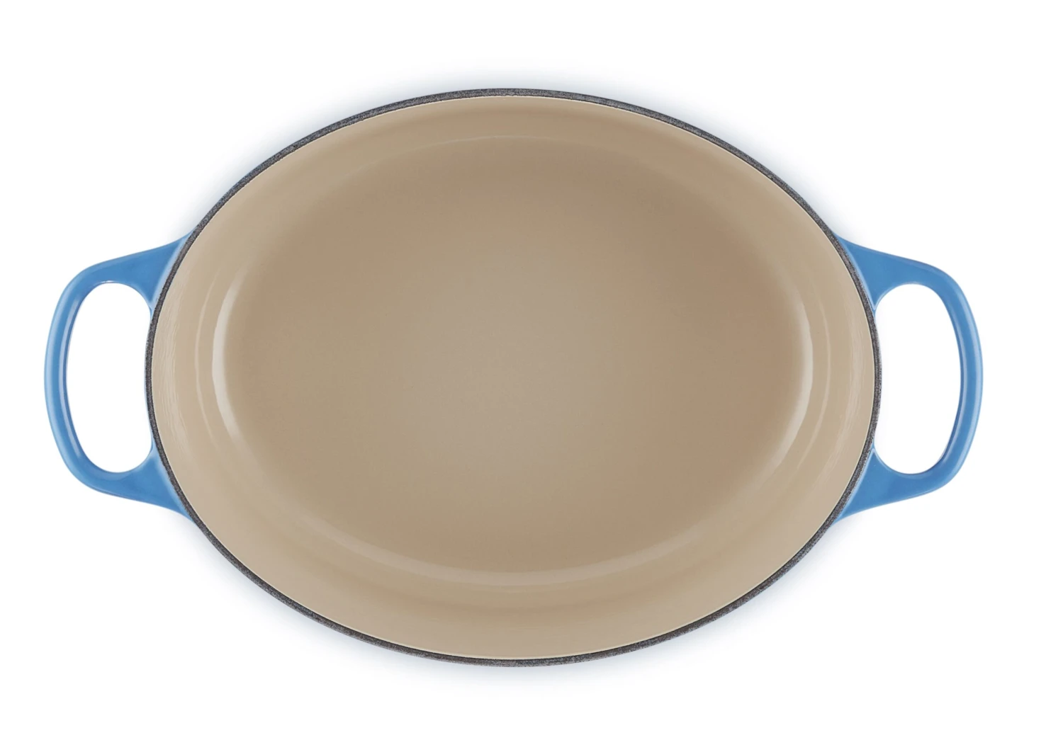 Le Creuset Braadpan Signature - Ovaal - Azure - ø 31 Cm / 6.3 Liter 4 Le Creuset Braadpan Signature - Ovaal - Azure - ø 31 Cm / 6.3 Liter - Afbeelding 4