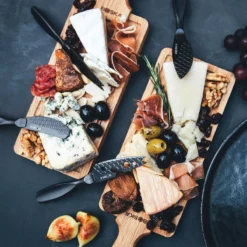 Boska Kaasmessenset Mini Monaco+ Zwart -Aanbiedingen Keukenkracht Winkel 307088 BOSKACheeseKnifeSetMiniMonaco Black 2 2400x