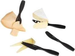 Boska Kaasmessenset Mini Monaco+ Zwart -Aanbiedingen Keukenkracht Winkel 307088 BOSKACheeseKnifeSetMiniMonaco Black 3