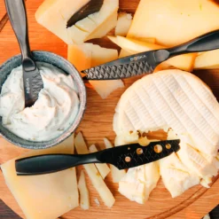 Boska Kaasmessenset Mini Monaco+ Zwart -Aanbiedingen Keukenkracht Winkel 307088 BOSKACheeseKnifeSetMiniMonaco Black 9 2400x