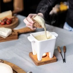 Boska Fondueset - 2 Personen - Wit -Aanbiedingen Keukenkracht Winkel 340030 Tapas Fondue Bianco 4