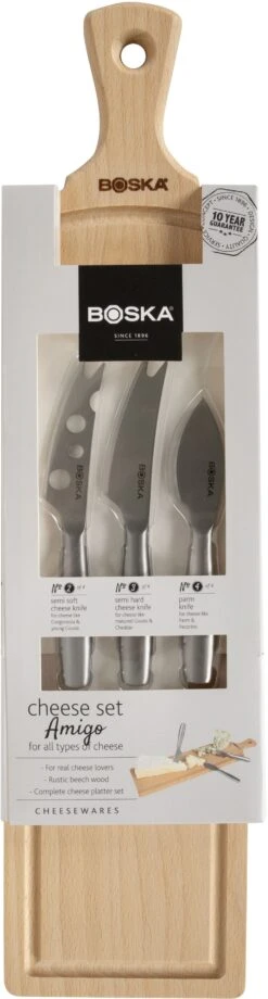 Boska Kaasset Amigo 35 X 11 Cm -Aanbiedingen Keukenkracht Winkel 358208 Cheese Set Amigo Tapas