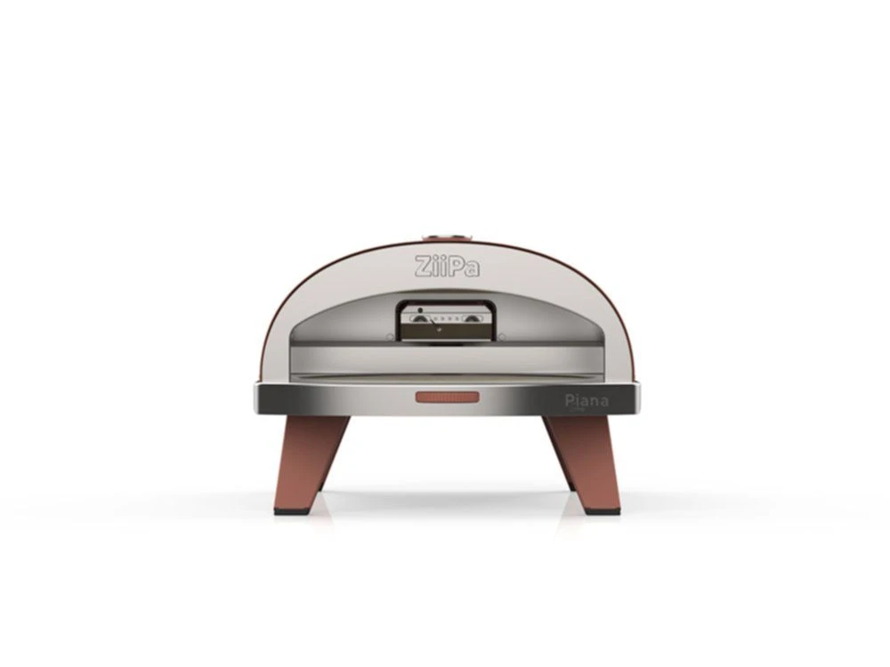 ZiiPa Pizza Oven Piana - Gasmodel - Met Thermometer - Terracotta - Voor ø 30 Cm Pizza's - Roterende Pizzasteen 5 ZiiPa Pizza Oven Piana - Gasmodel - Met Thermometer - Terracotta - Voor ø 30 Cm Pizza's - Roterende Pizzasteen - Afbeelding 5