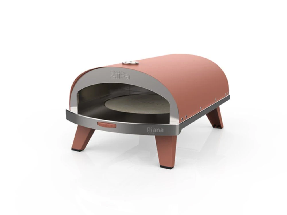 ZiiPa Pizza Oven Piana - Gasmodel - Met Thermometer - Terracotta - Voor ø 30 Cm Pizza's - Roterende Pizzasteen 2 ZiiPa Pizza Oven Piana - Gasmodel - Met Thermometer - Terracotta - Voor ø 30 Cm Pizza's - Roterende Pizzasteen - Afbeelding 2