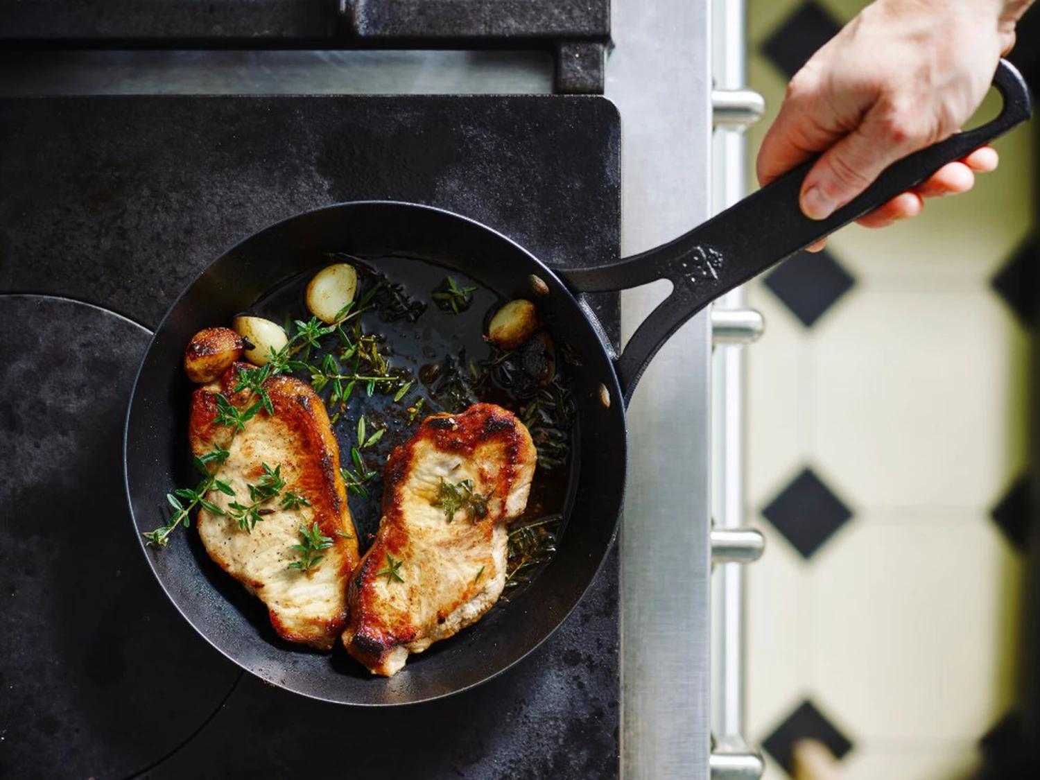 BK Koekenpan Black Steel - ø 28 Cm - Zonder Anti-aanbaklaag 6 BK Koekenpan Black Steel - ø 28 Cm - Zonder Anti-aanbaklaag - Afbeelding 6