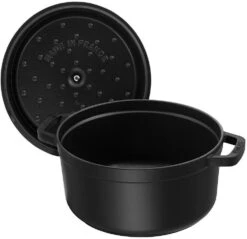 Staub Braadpan / Cocotte - Zwart - ø 26 Cm / 5.2 Liter -Aanbiedingen Keukenkracht Winkel 40500 241 0 6 4