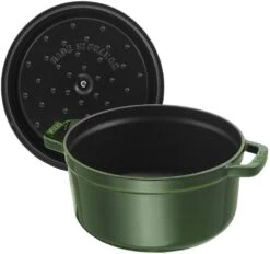 Staub Braadpan / Cocotte - Basilicum - ø 28 Cm / 6.7 Liter -Aanbiedingen Keukenkracht Winkel 40509 354 0 5 1
