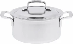 Demeyere 3 Delige Pannenset / Kookpannenset (ø 18 / 20 / 24 Cm) + Deksels Intense 5 - RVS -Aanbiedingen Keukenkracht Winkel 40851 391 0 01