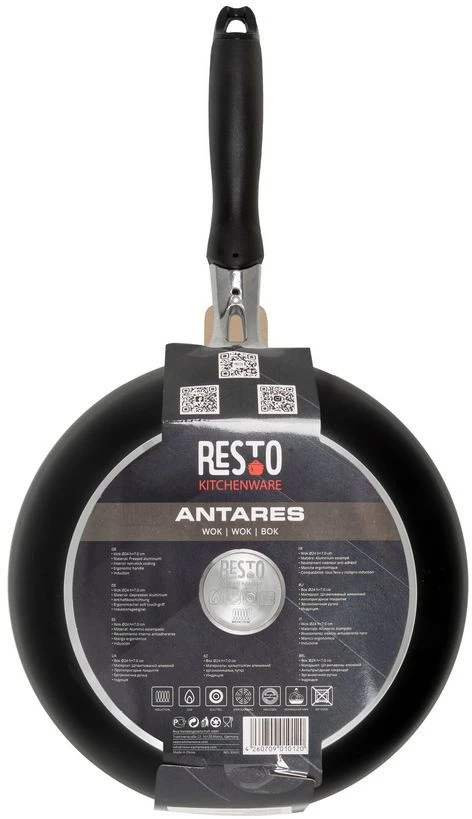 Resto Kitchenware Wokpan Antares - ø 24 Cm - Standaard Anti-aanbaklaag 7 Resto Kitchenware Wokpan Antares - ø 24 Cm - Standaard Anti-aanbaklaag - Afbeelding 7