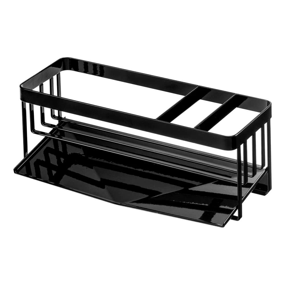 Yamazaki Gootsteenorganiser Tower Zwart 1 Yamazaki Gootsteenorganiser Tower Zwart