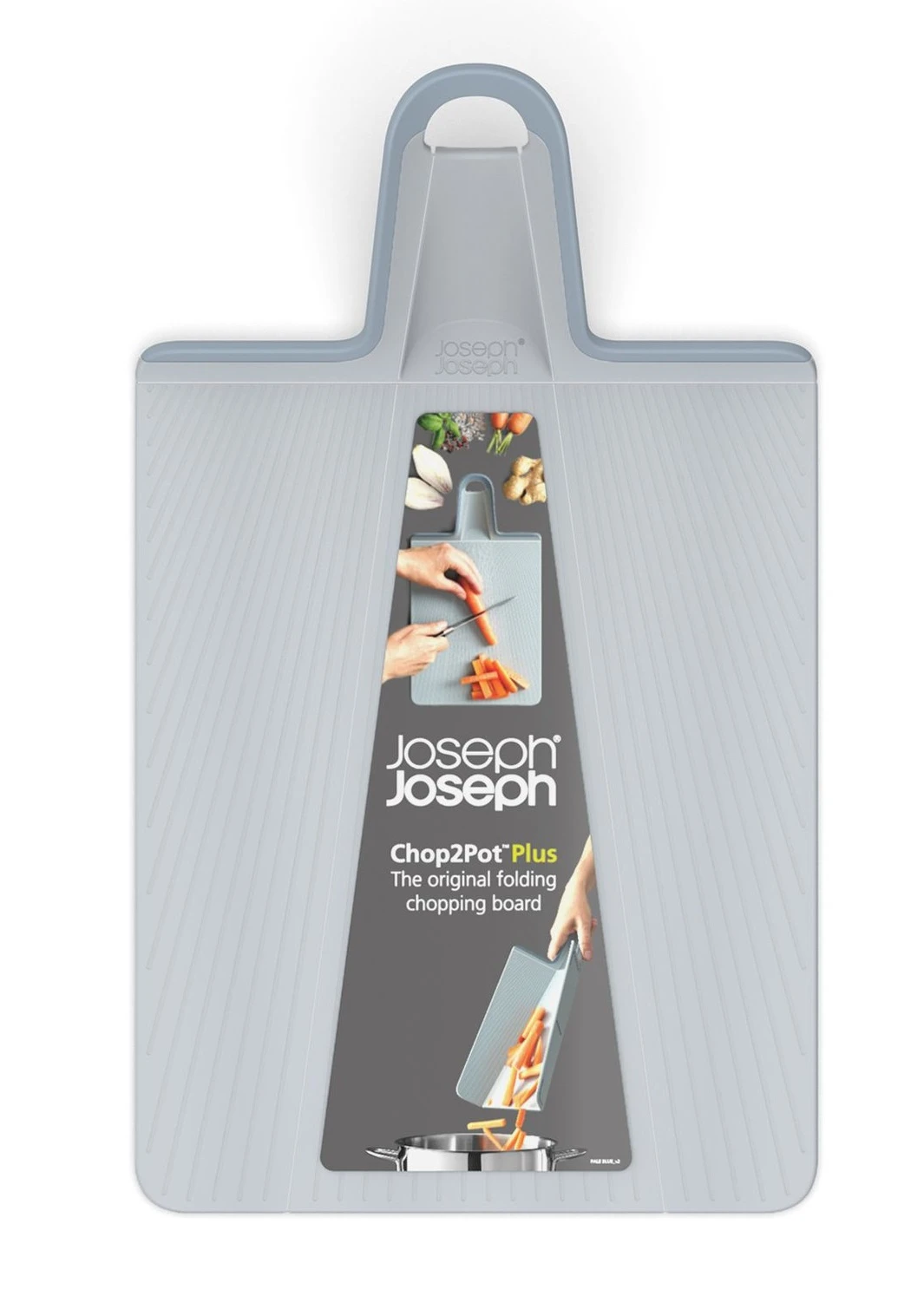 Joseph Joseph Snijplank Chop2Pot Plus 45 X 26 - Opvouwbaar - Grijs 1 Joseph Joseph Snijplank Chop2Pot Plus 45 X 26 - Opvouwbaar - Grijs