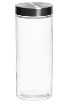 Sareva Voorraadpot - Glas / RVS Deksel - ø 11.5 Cm / 2.2 Liter 7 Sareva Voorraadpot - Glas / RVS Deksel - ø 11.5 Cm / 2.2 Liter -Aanbiedingen Keukenkracht Winkel 7061111160055 2