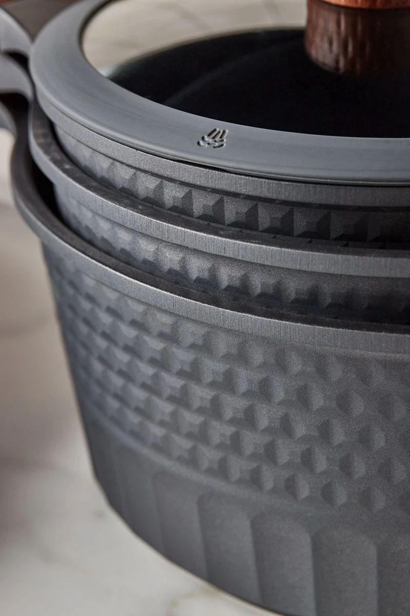 Resto Kitchenware Pannenset - 13 Delige Set - Inductie En Alle Andere Warmtebronnen 3 Resto Kitchenware Pannenset - 13 Delige Set - Inductie En Alle Andere Warmtebronnen - Afbeelding 3