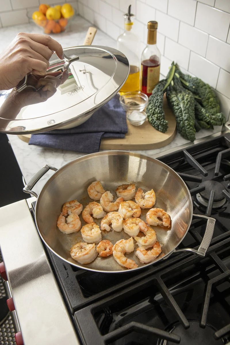 Saveur Selects Hapjespan Voyage - TriPly RVS - ø 30 Cm - Zonder Anti-aanbaklaag 2 Saveur Selects Hapjespan Voyage - TriPly RVS - ø 30 Cm - Zonder Anti-aanbaklaag - Afbeelding 2