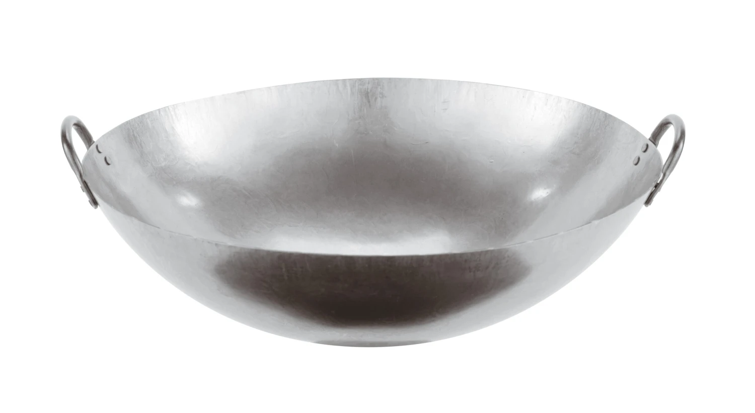 Paderno Wok - Staal - ø 46 Cm - Zonder Anti-aanbaklaag 1 Paderno Wok - Staal - ø 46 Cm - Zonder Anti-aanbaklaag