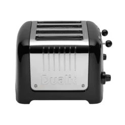 Dualit Broodrooster Lite - 4 Sleuven - Black - D46225 -Aanbiedingen Keukenkracht Winkel 85954 lite 4 slot black front web