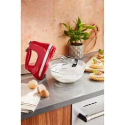 KitchenAid Handmixer - 6 Standen - Keizerrood - 5KHM6118EER -Aanbiedingen Keukenkracht Winkel 859711634750 1