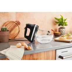 KitchenAid Handmixer - 6 Standen - Onyx Zwart - 5KHM6118EOB -Aanbiedingen Keukenkracht Winkel 859711634760 2