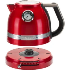 KitchenAid Waterkoker Artisan - Temperatuurregeling - Appelrood - 1.5 Liter - 5KEK1522ECA -Aanbiedingen Keukenkracht Winkel 8597800012305B15D