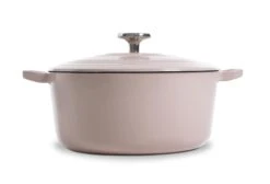 BK Braadpan Bourgogne - Dusky Pink - ø 24 Cm / 4.2 Liter -Aanbiedingen Keukenkracht Winkel 8718311313673 1
