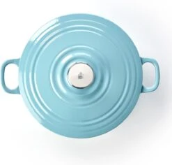 BK Braadpan Bourgogne - Aqua Blue - ø 24 Cm / 4.2 Liter 9 BK Braadpan Bourgogne - Aqua Blue - ø 24 Cm / 4.2 Liter -Aanbiedingen Keukenkracht Winkel 8718311317527 1