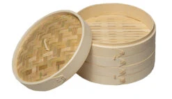 Sareva Stoommandje - Bamboe - 2-laags - ø 25 Cm -Aanbiedingen Keukenkracht Winkel 8720364451042 4