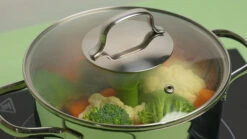 Sareva Stoommandje - RVS - Verstelbaar Van ø 17 - 27 Cm -Aanbiedingen Keukenkracht Winkel 8720364454647