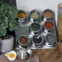 Blackwell Kruidenpotjes Magnetisch - Inclusief 9 Potjes - RVS -Aanbiedingen Keukenkracht Winkel 8720364455576 6