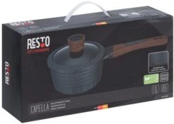 Resto Kitchenware Steelpan Capella - ø 16 Cm / 1.4 Liter - Standaard Anti-aanbaklaag -Aanbiedingen Keukenkracht Winkel 93500.4260403579015.ver30