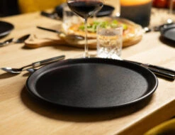 Jay Hill Pizzaborden Speckle Black - ø 32 Cm - 4 Stuks -Aanbiedingen Keukenkracht Winkel AR7A5848