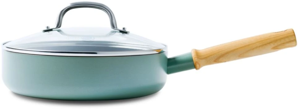 GreenPan Hapjespan Met Deksel - Mayflower - ø 24 Cm / 2.6 Liter - Keramische Anti-aanbaklaag 1 GreenPan Hapjespan Met Deksel - Mayflower - ø 24 Cm / 2.6 Liter - Keramische Anti-aanbaklaag