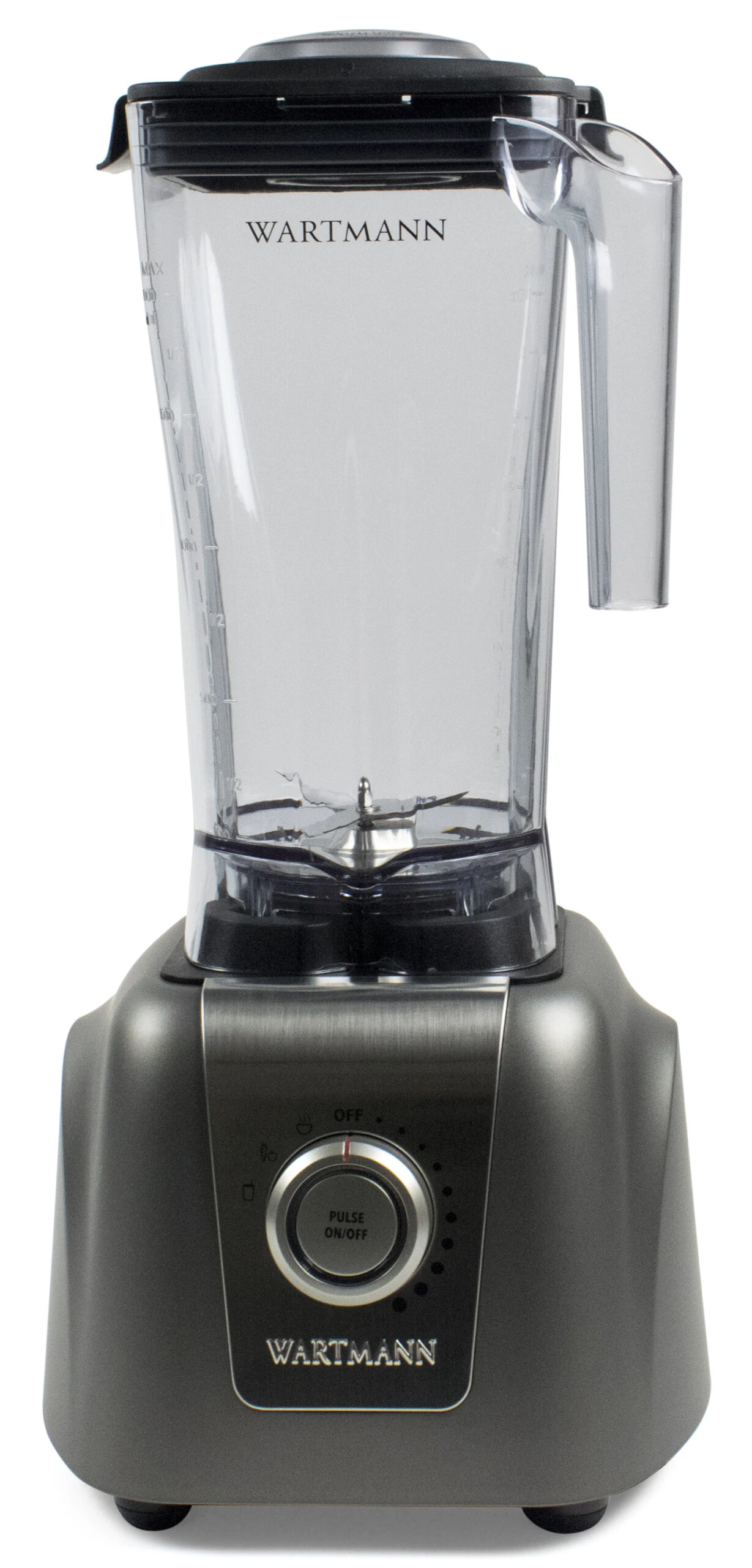 Wartmann Blender - 1250 W - Antraciet - 2 Liter 3 Wartmann Blender - 1250 W - Antraciet - 2 Liter - Afbeelding 3