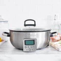 GreenPan Omnicooker - 5.7 Liter - RVS - Keramische Anti-baklaag 13 GreenPan Omnicooker - 5.7 Liter - RVS - Keramische Anti-baklaag -Aanbiedingen Keukenkracht Winkel CC005284 001 CC005285 001 image2 produlife ecc3de27 433c 451e 9d57 53e936682eb3