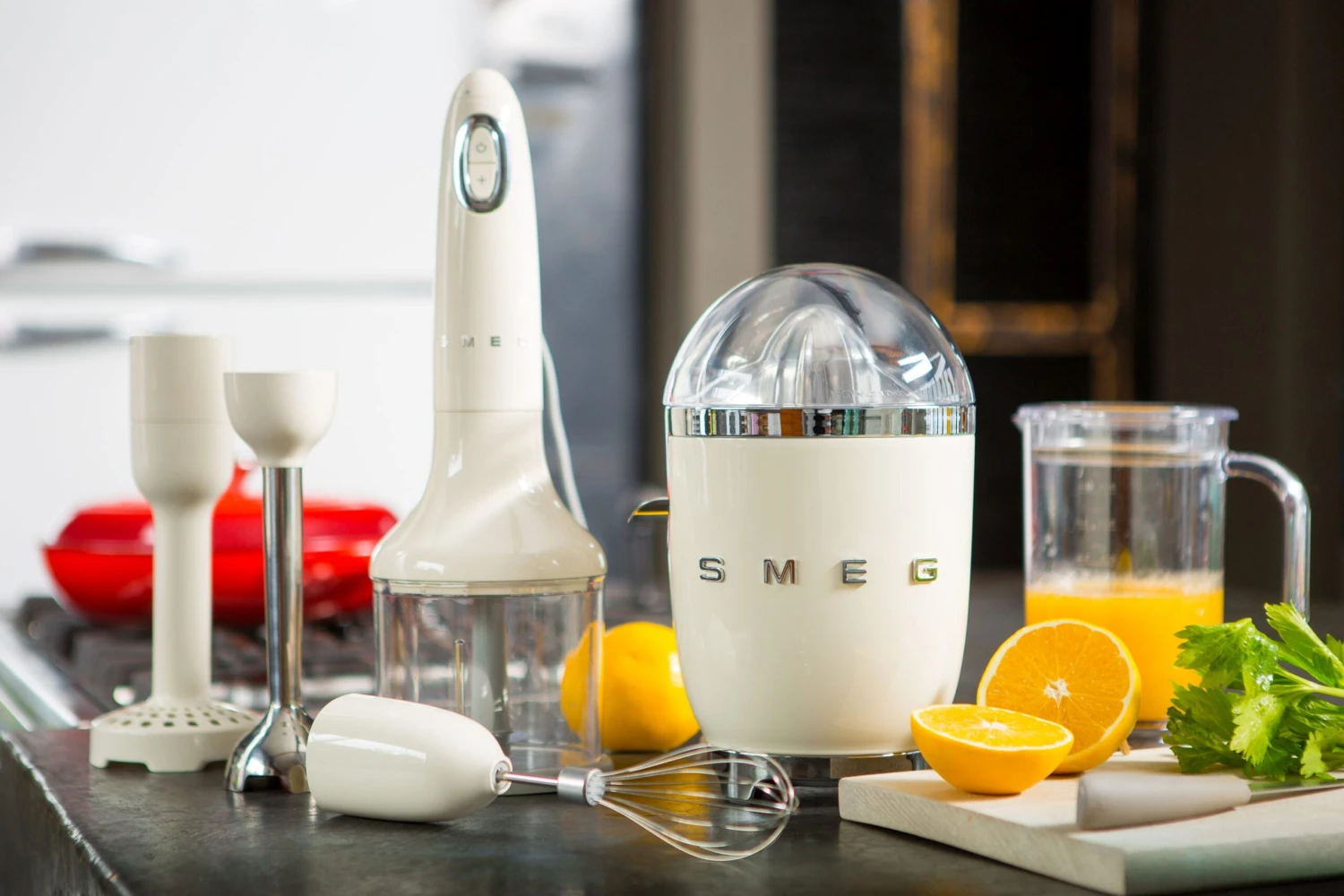 SMEG Citruspers - Elektrisch - Creme - CJF11CREU 3 SMEG Citruspers - Elektrisch - Creme - CJF11CREU - Afbeelding 3